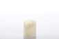 Preview: CASAYA LED Kerze, 3D Rustic FLAME, Ø 9 cm, creme, Timer, 10608